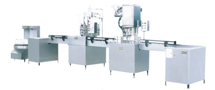 Straight-line Negative Pressure Washing Filling Capping Production Line