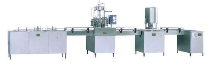 glass bottles carbonated drink filling machine in 