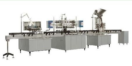 3 in 1 automatic pet bottle filling machine, inline filling system 