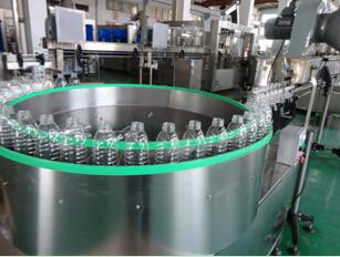 3 in 1 automatic pet bottle filling machine, inline filling system 