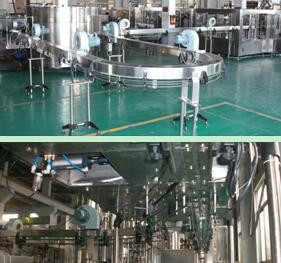 3 in 1 automatic pet bottle filling machine, inline filling system 