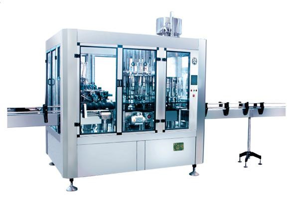 drinking water packing machine - automatic bottle rinsing filling 