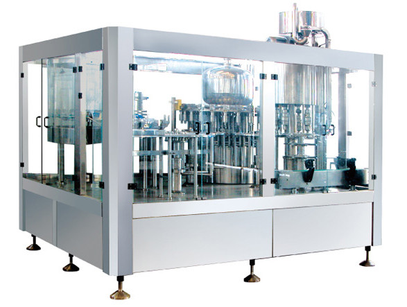 3 in 1 automatic pet bottle filling machine, inline filling system 