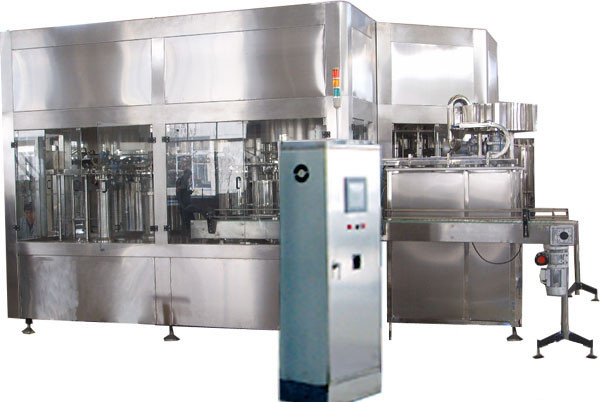 3 in 1 automatic pet bottle filling machine, inline filling system 